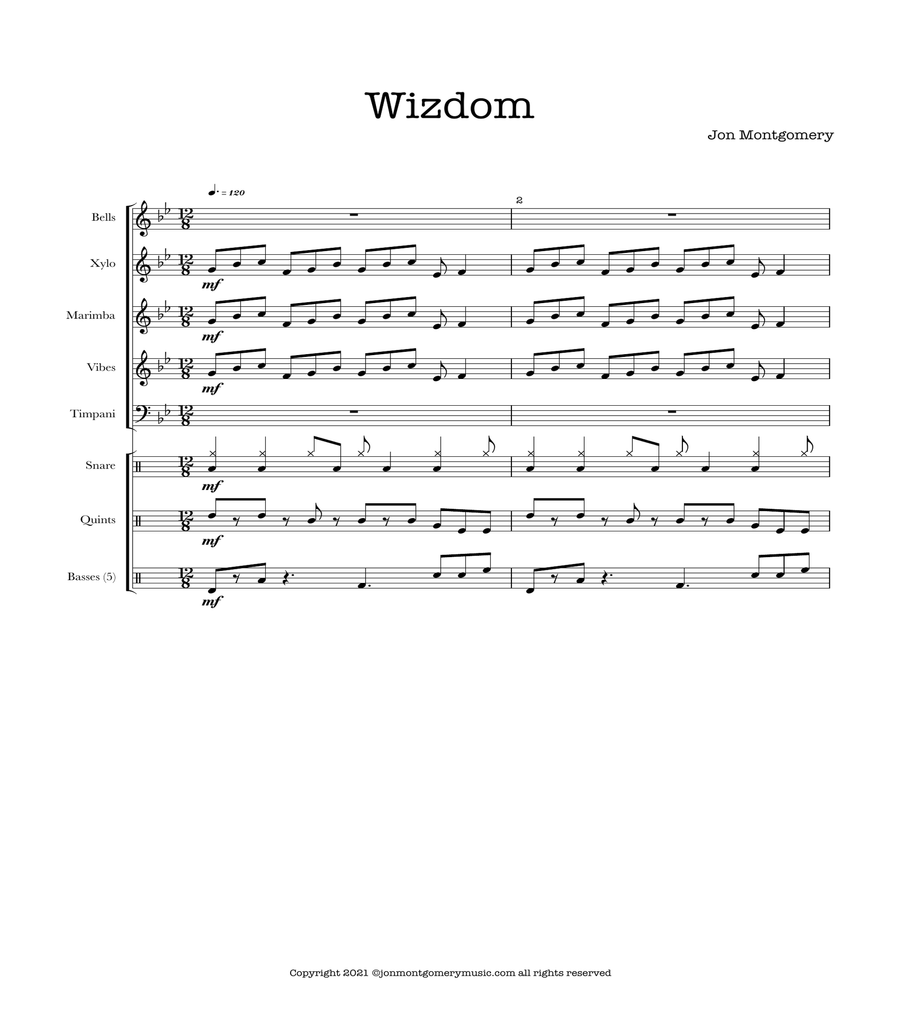 Wizdom Wizdom Marching Band scores gallery preview page 2