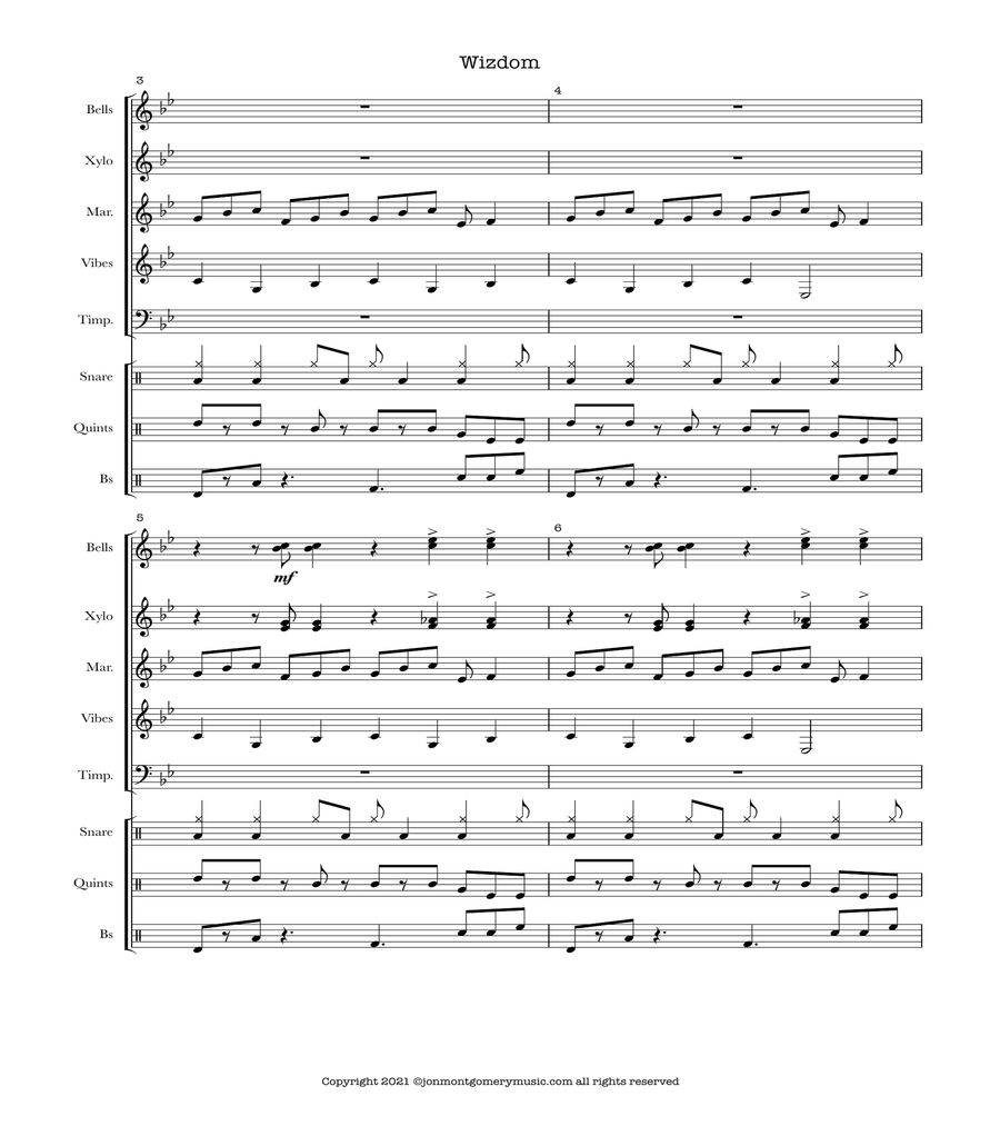Wizdom Wizdom Marching Band scores gallery preview page 3