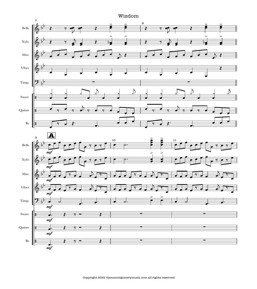 Wizdom Wizdom Marching Band scores gallery preview page 4