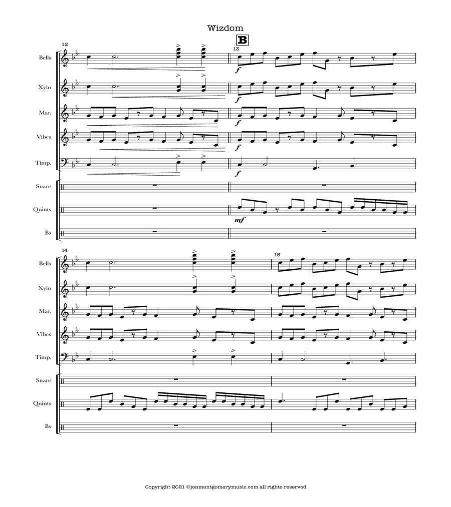 Wizdom Wizdom Marching Band scores gallery preview page 5