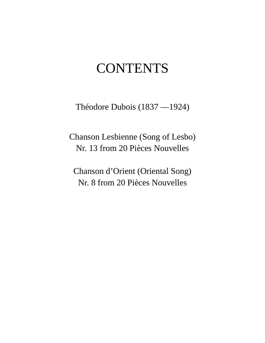 Song of Lesbo and Oriental Song Harp scores gallery preview page 2