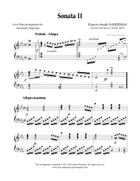 Sonata op.92 n.2 in C minor for lever harp Celtic Harp scores gallery preview page 4