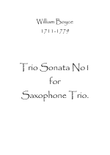 Trio Sonata No.1