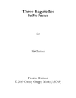 Three Bagatelles for Clarinet