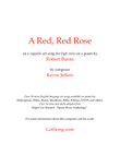 A Red, Red Rose...