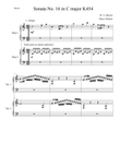 Allegro from Sonata 16 by Mozart for 2 Harps
