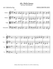 Ah Holy Jesus - String Quartet