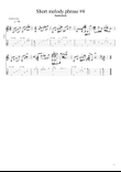 Short Melody Phrase #4