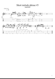 Short Melody Phrase #5