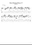 Short Melody Phrase #7