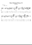 Short Melody Phrase #8