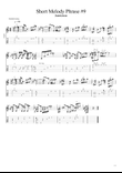 Short Melody Phrase #9