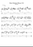 Short Melody Phrase #10