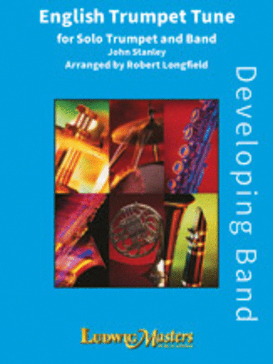 English Trumpet Tune [trumpet solo with band] Concert Band scores gallery preview page 1