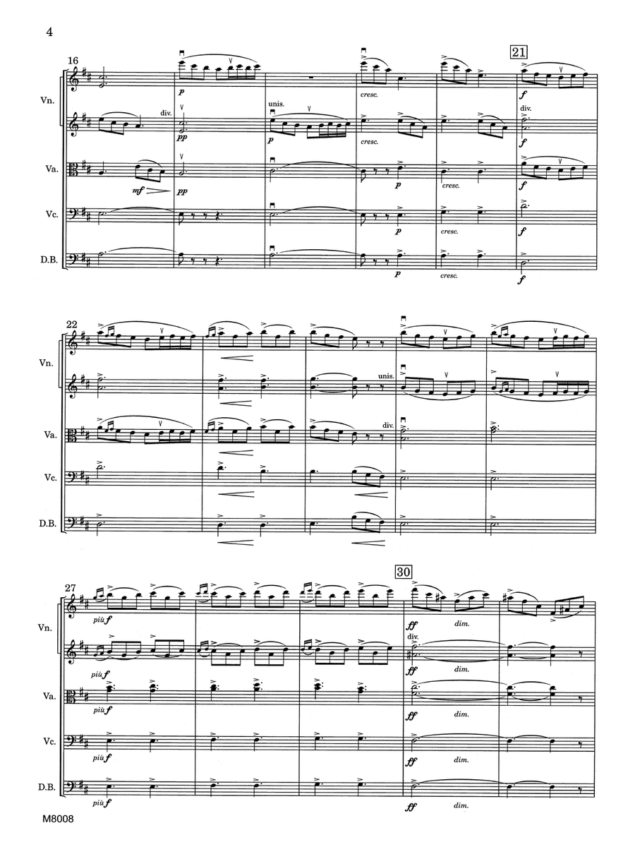 Peer Gynt: Incidental Music Suite, Set 2 for String Orchestra String Orchestra scores gallery preview page 6