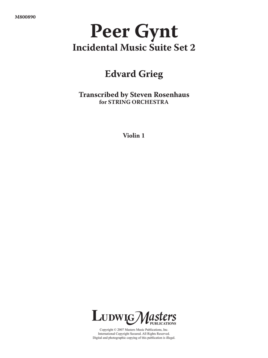 Peer Gynt: Incidental Music Suite, Set 2 for String Orchestra String Orchestra scores gallery preview page 7