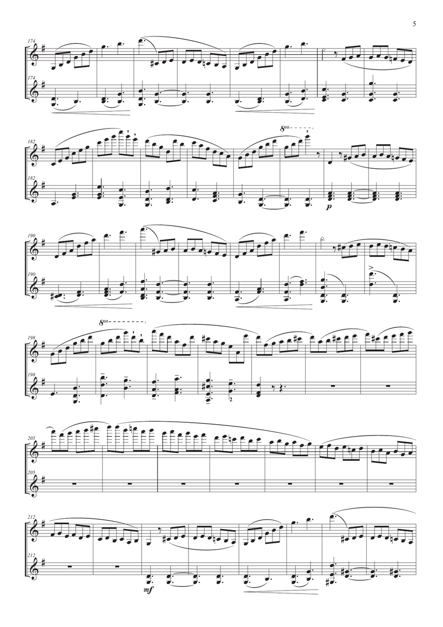 Scherzo Tarantelle Scherzo Tarantelle Violin Solo scores gallery preview page 6