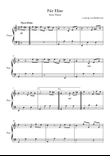 Für Elise (Main Theme) - Easy Piano