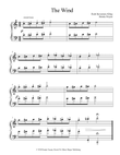 The Wind (standard notation)