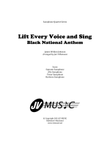 Lift Every Voice And Sing Black National Anthem for Saxophone Quartet