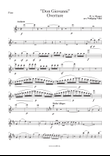 Don Giovanni - Overture - arr. for flute, violin, cello and piano - Parts