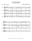Ah Holy Jesus - Flute Quartet