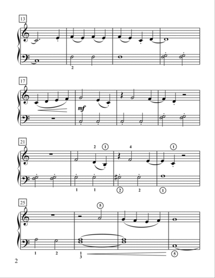 My Neighbor Totoro Easy Piano scores gallery preview page 2