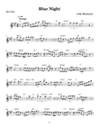 Blue Night--Cody Weinmann, Composer--Alto Sax Part