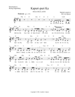 Kapuri-puri Ka (Solo with SATB)