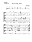 Santo, Santo! (SATB)