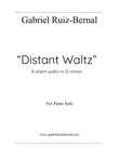 DISTANT WALTZ for piano solo