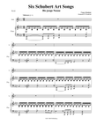 Six Schubert Art Songs - alto sax and piano