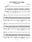 Six Schubert Art Songs - violin and piano