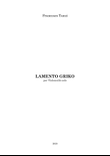 Francesco Tanzi - Lamento Griko (Cello Solo)