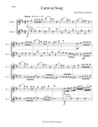 Carnival Song (We are going to the Carnival) for 2 flutes