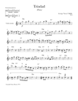 Trinidad (paseo) for violin and guitar