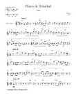 Flores de Trinidad (vals) for violin and guitar
