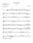 Germaine (paseo) for violin and guitar