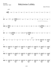 Babylonian Lullaby - darabuka (hand drum - high)