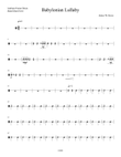 Babylonian Lullaby - Arabian Frame Drum (hand drum - low)