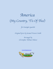 America (My Country Tis Of Thee) - Trumpet Quartet