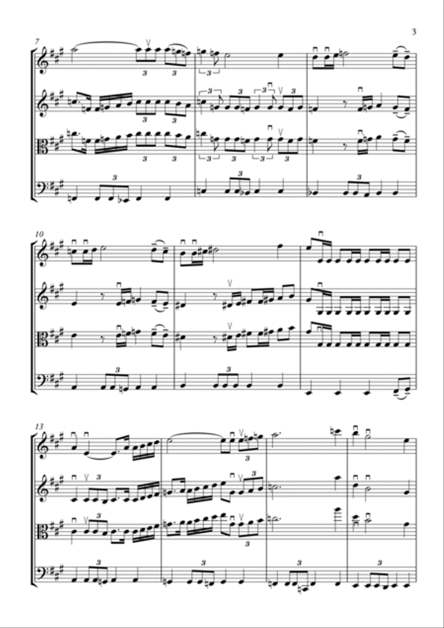 The Legend Of Zelda Opening Theme String Trio scores gallery preview page 5