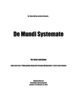 De Mundi Systemate (2021) for tenor and piano