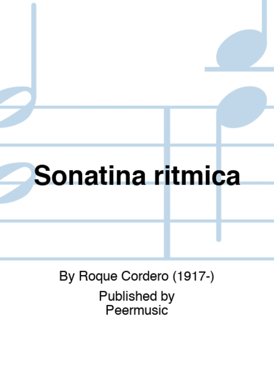 Sonatina ritmica Piano Solo scores gallery preview page 1