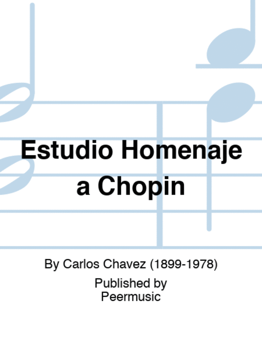 Estudio Homenaje a Chopin Piano Solo scores gallery preview page 1