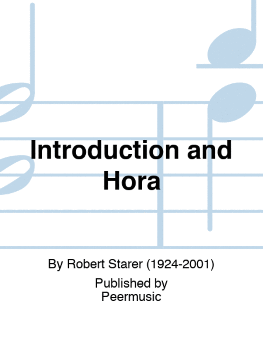 Introduction and Hora Violin Solo scores gallery preview page 1