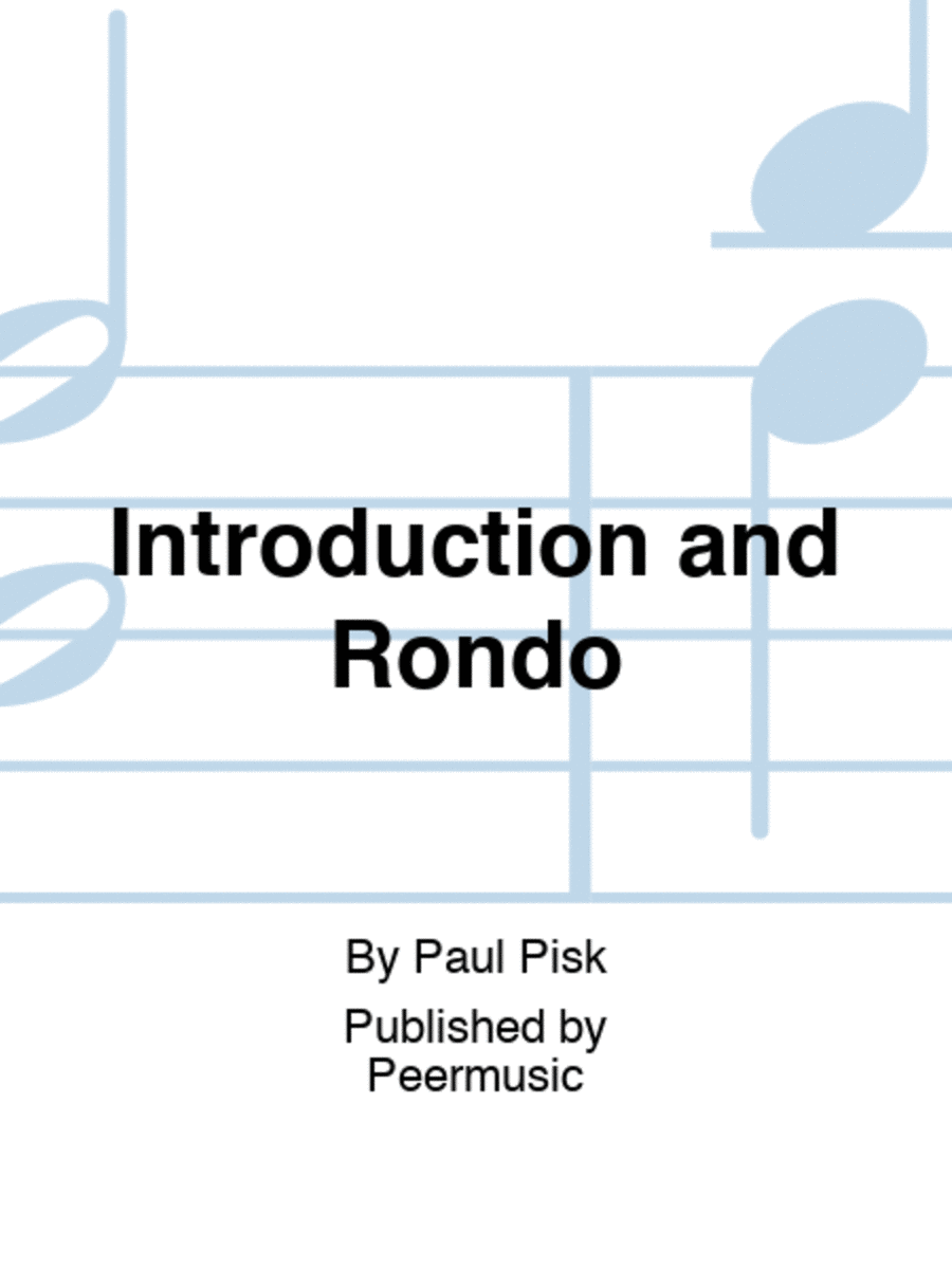 Introduction and Rondo Flute Solo scores gallery preview page 1