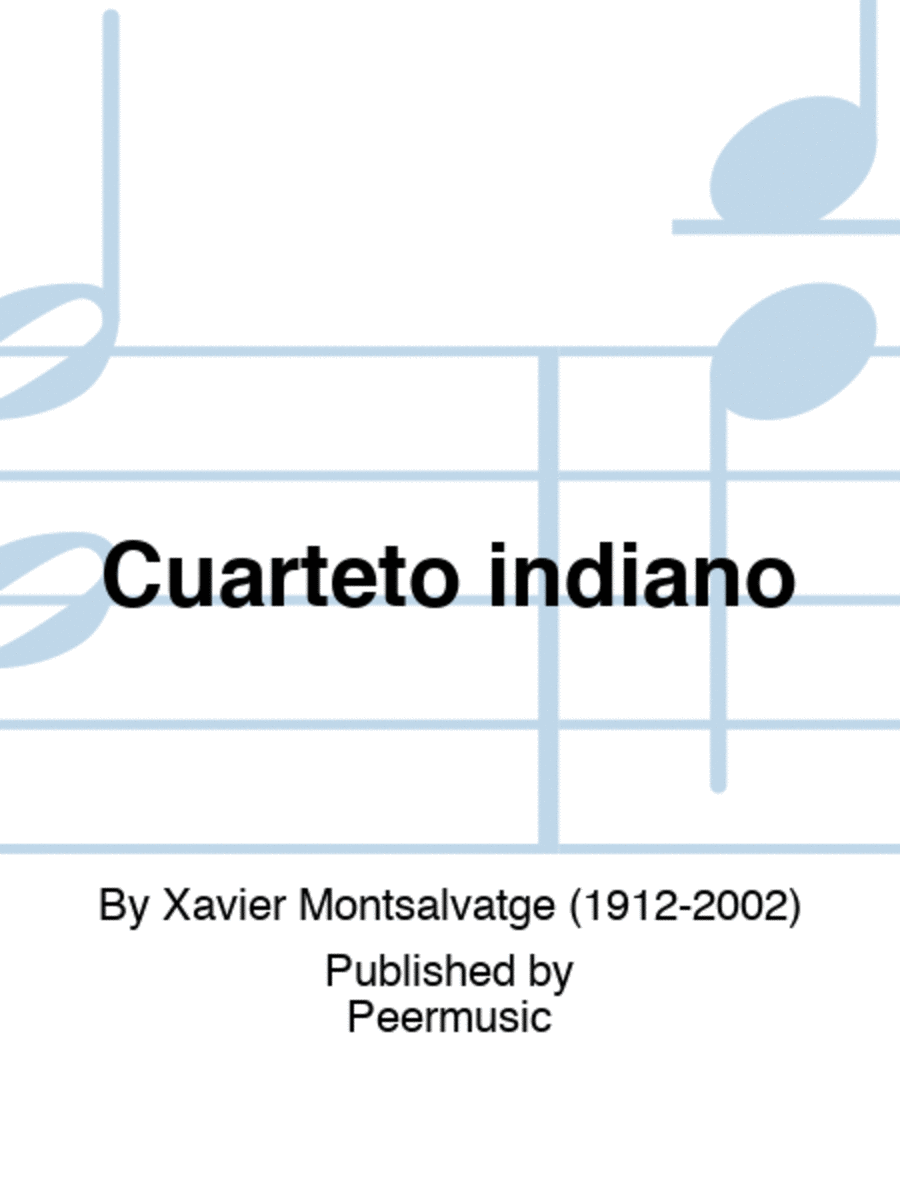 Cuarteto indiano String Quartet scores gallery preview page 1