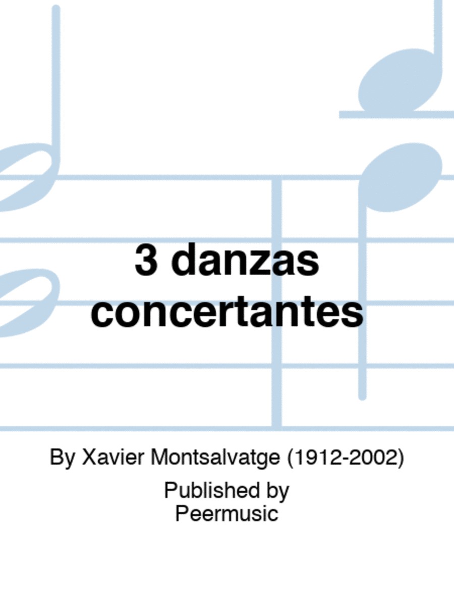 3 danzas concertantes String Orchestra scores gallery preview page 1