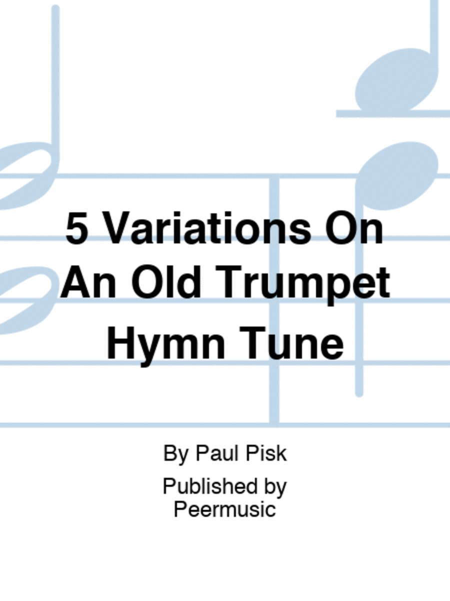 5 Variations On An Old Trumpet Hymn Tune Brass Duet scores gallery preview page 1
